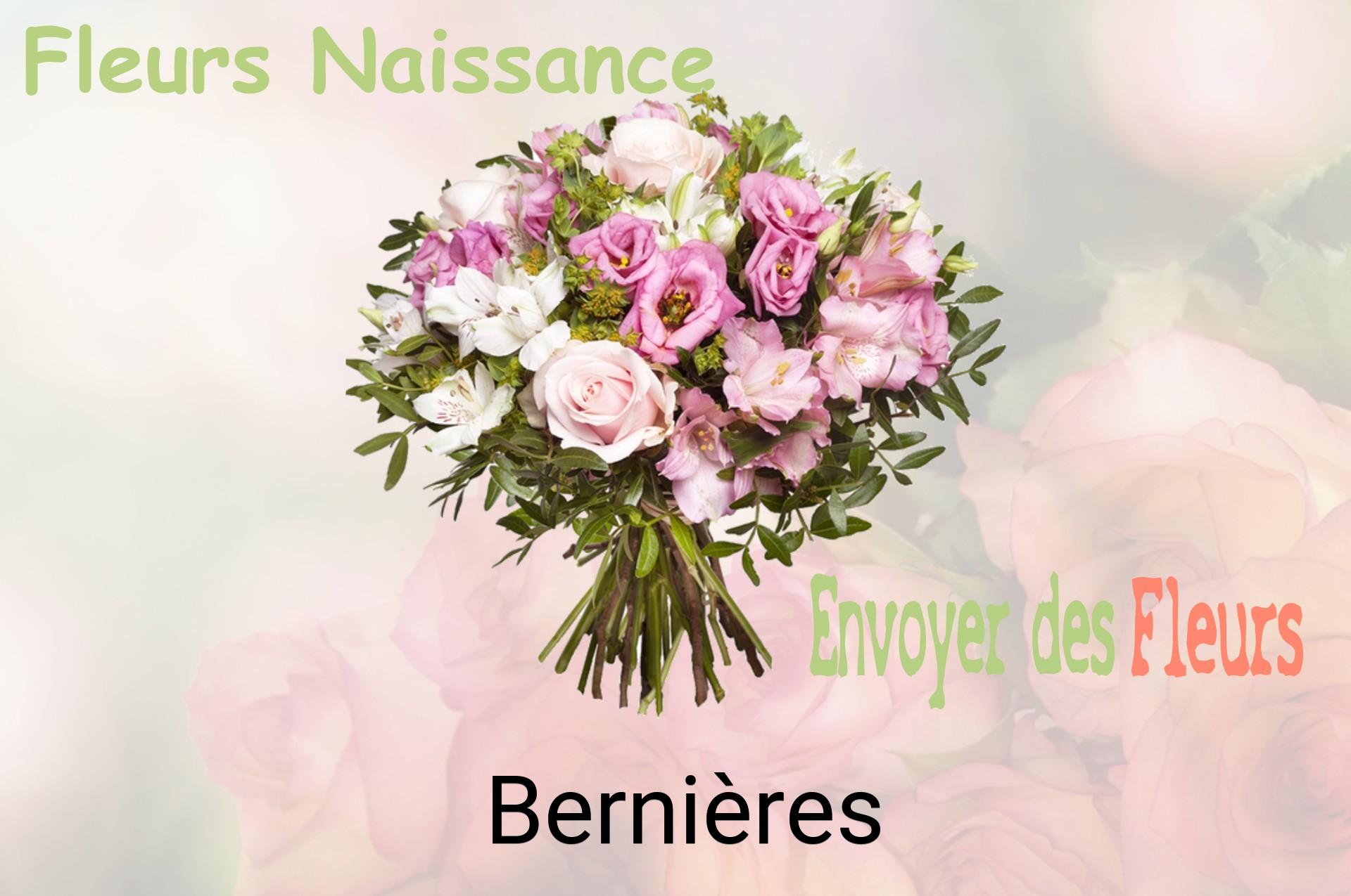 Bouquet de fleurs de naissance livré à Bernières